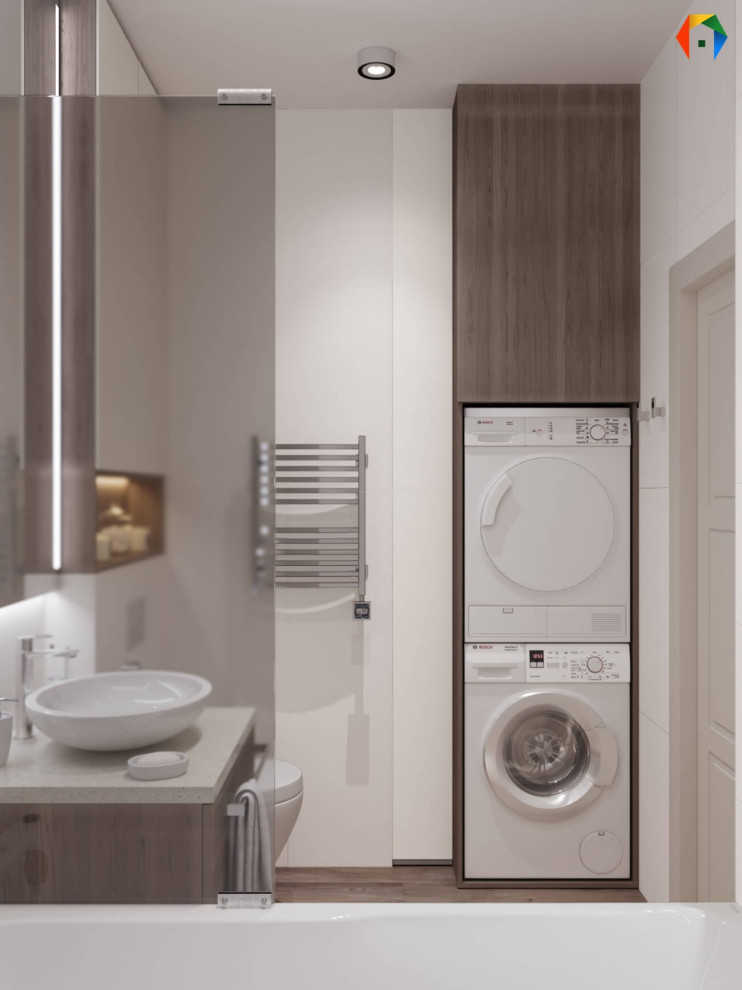 Серебрякова. Дизайн проект 2-х комнатной квартиры в новостройке