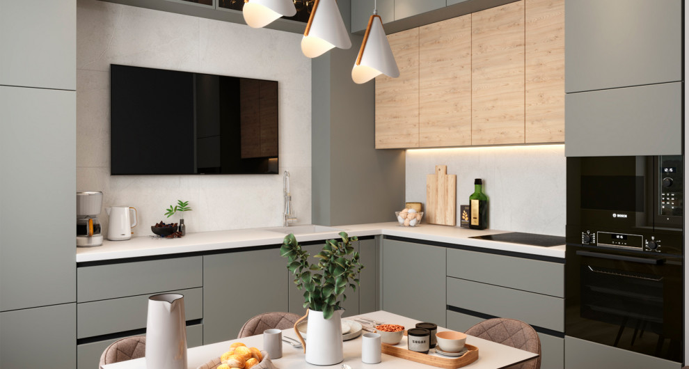 Дизайн-проект двухкомнатной квартиры в современном стиле