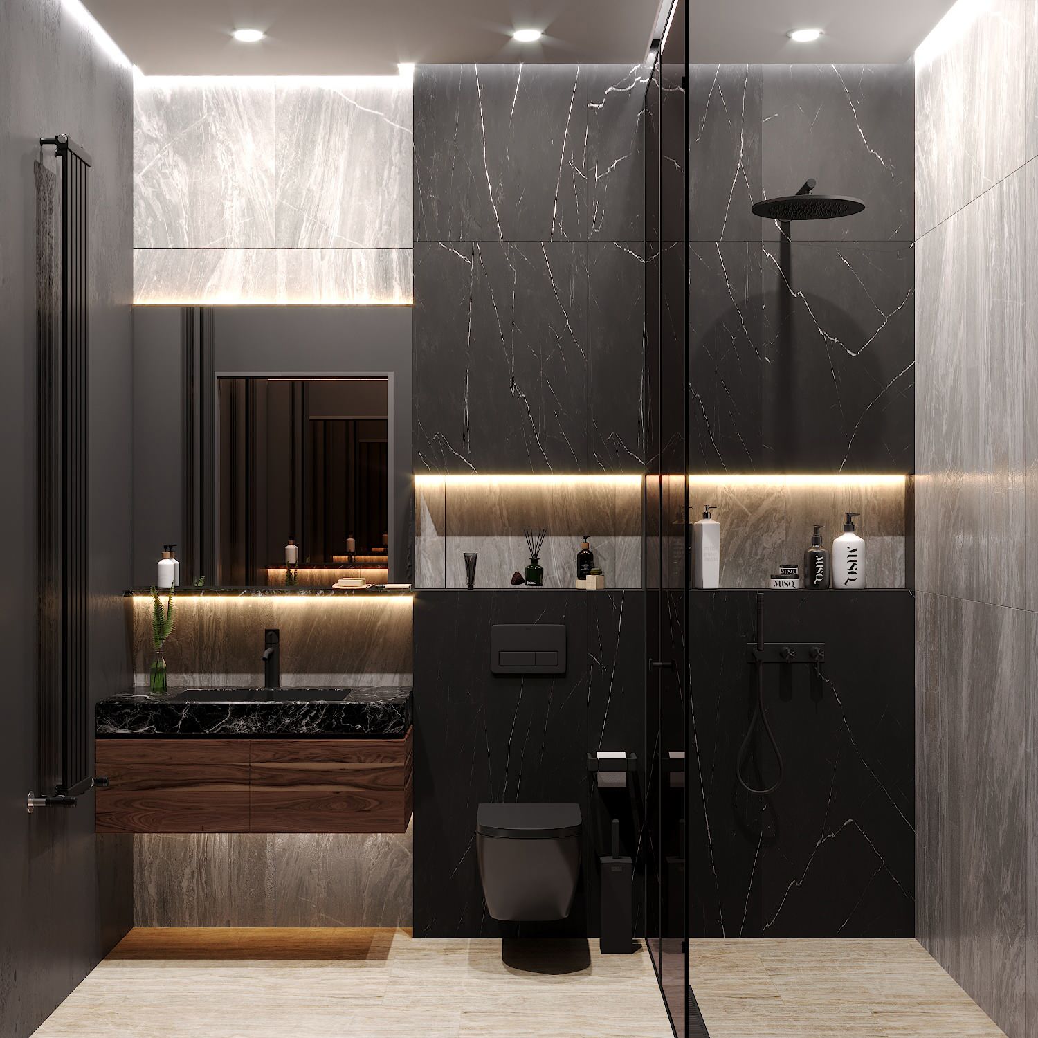 Дизайн-проект апартаментов 113 м2 в МФК «Match Point» (2020г.)