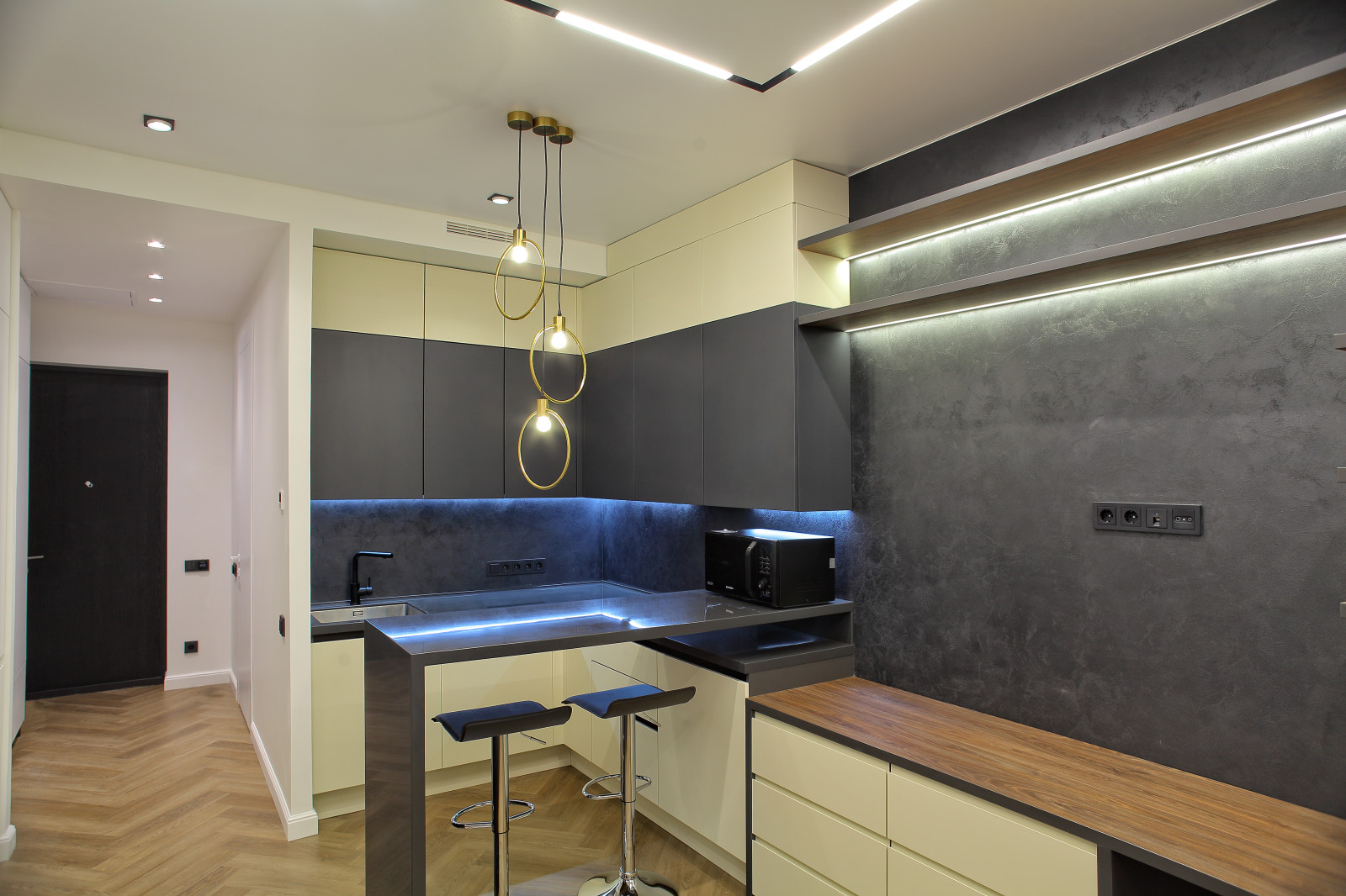 Ремонт студии в ЖК "Loft na Srednem"