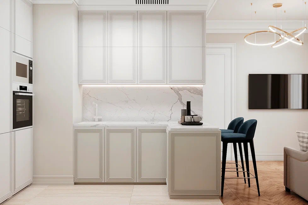 Квартира бизнес класса в стиле неоклассика