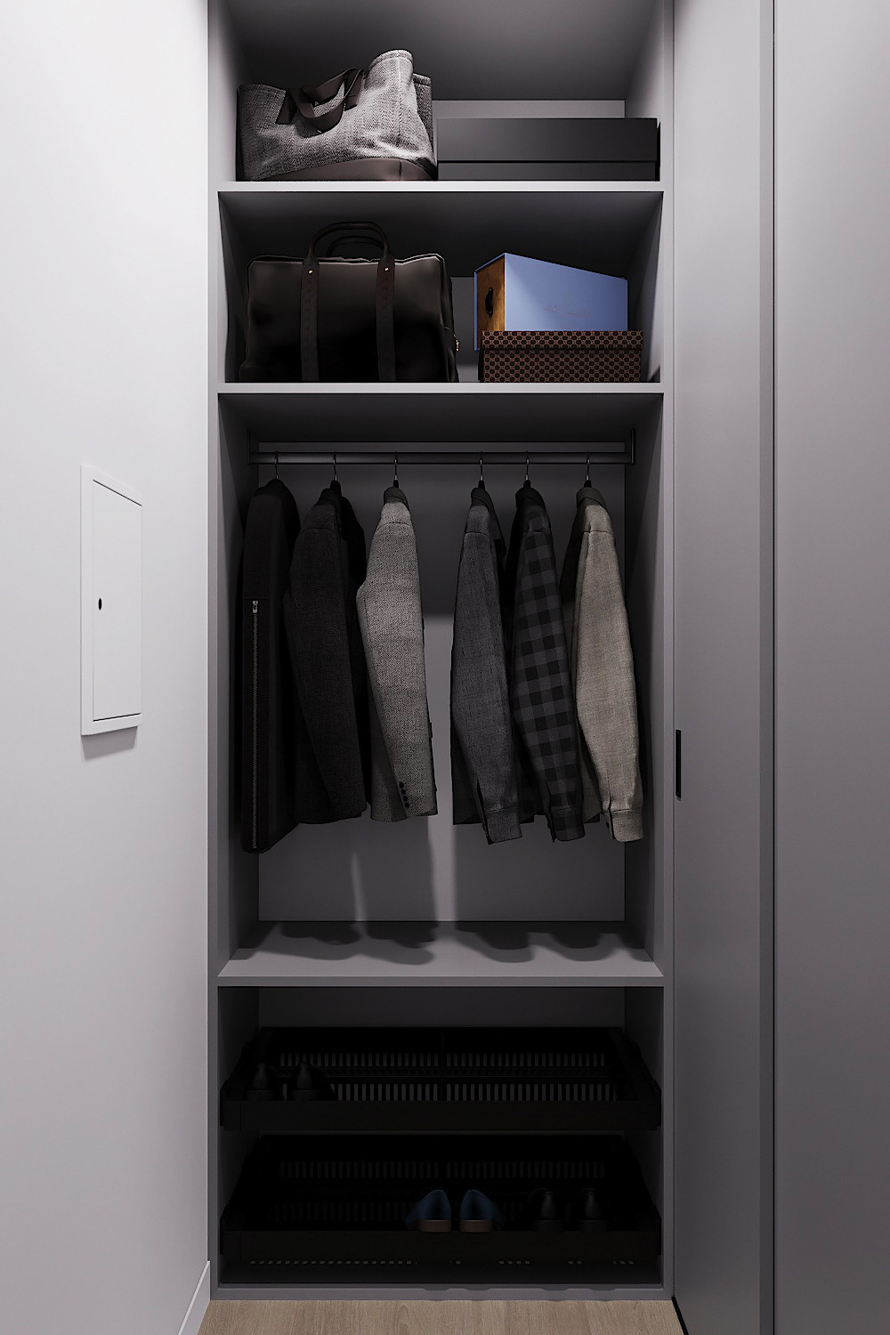 гардеробная-кладовая