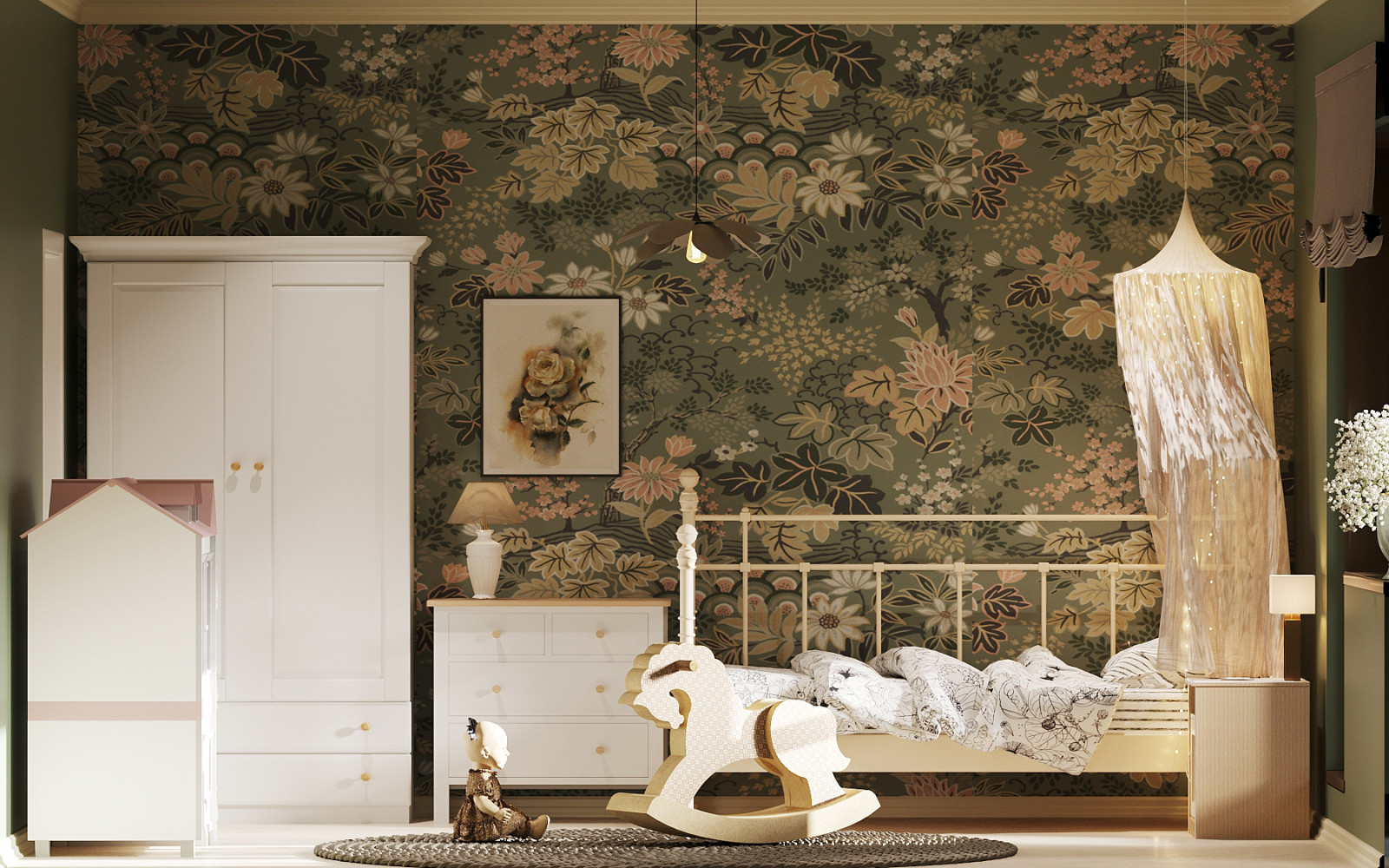 Детская комната для двух девочек