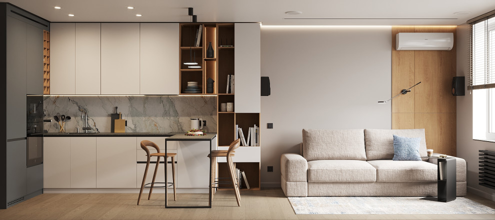 Имбирный чай_кухня-гостиная