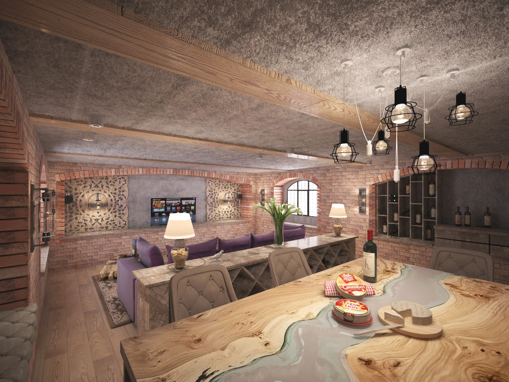 Проект 96 - Интерьер винного погреба