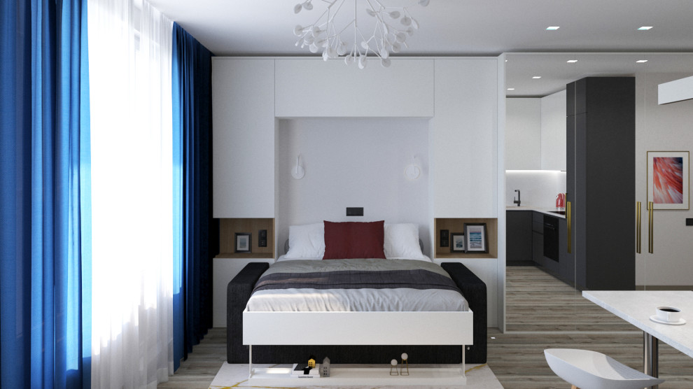 Проект студии 37 кв.м в Янино