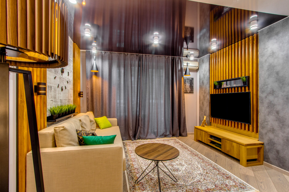 Реализованный проект квартиры в стиле Лофт