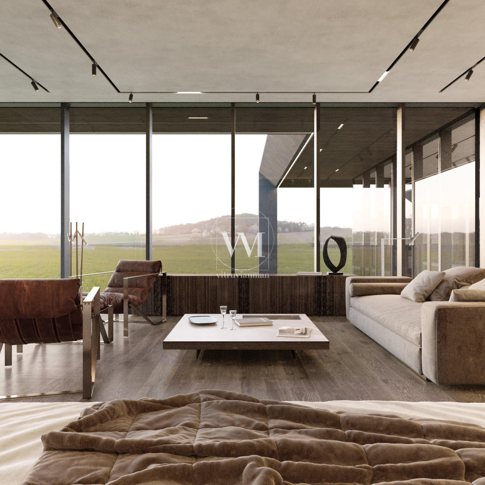 Обложка проекта: Интерьер - Дизайн интерьера современной виллы - 1800м2