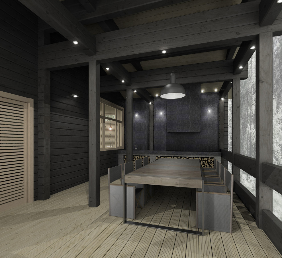 Деревянный дом в Подмосковье