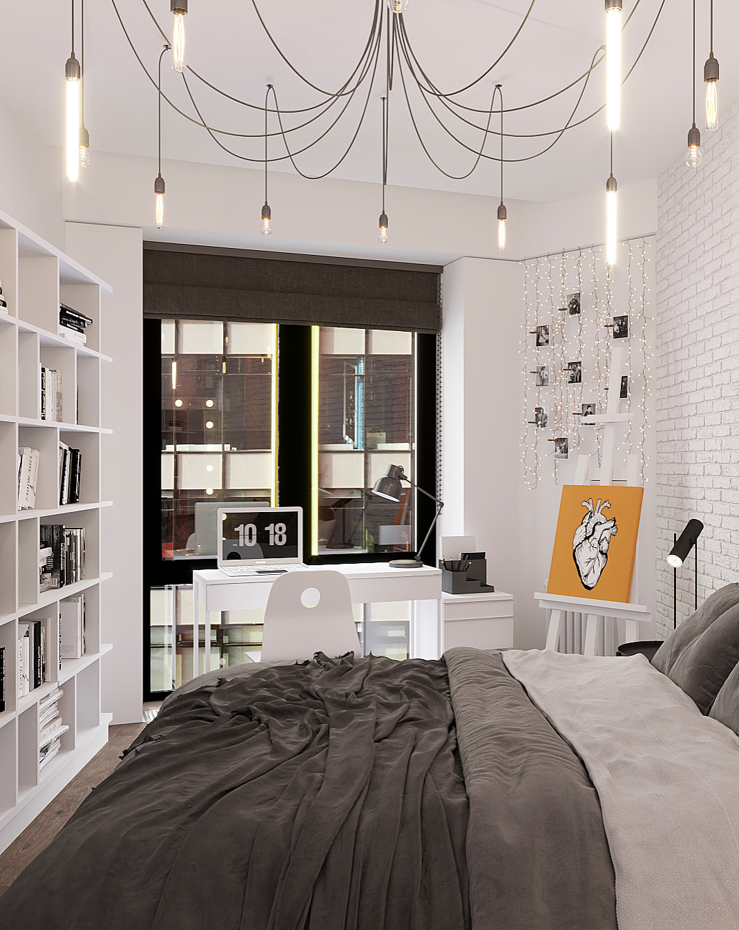 Дизайн-проект двухкомнатной квартиры с кухней-гостиной