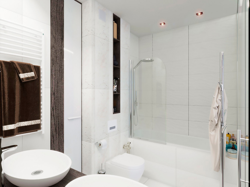 ванна в спальне в ЖК Эверест