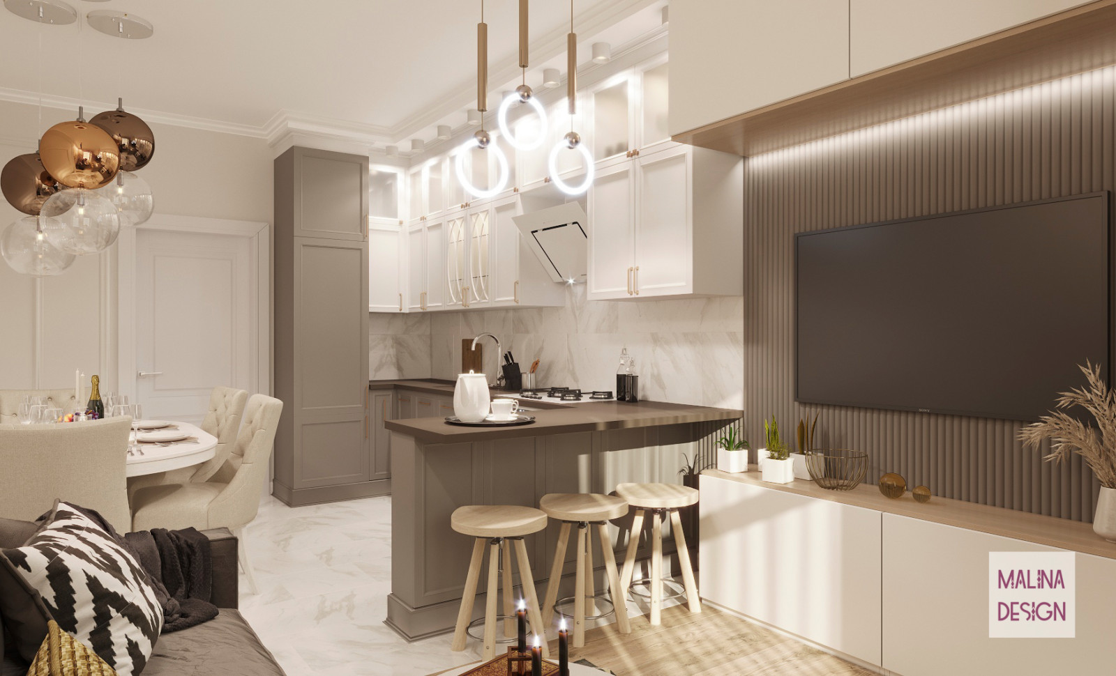 Квартира в доме возле горы Бештау •