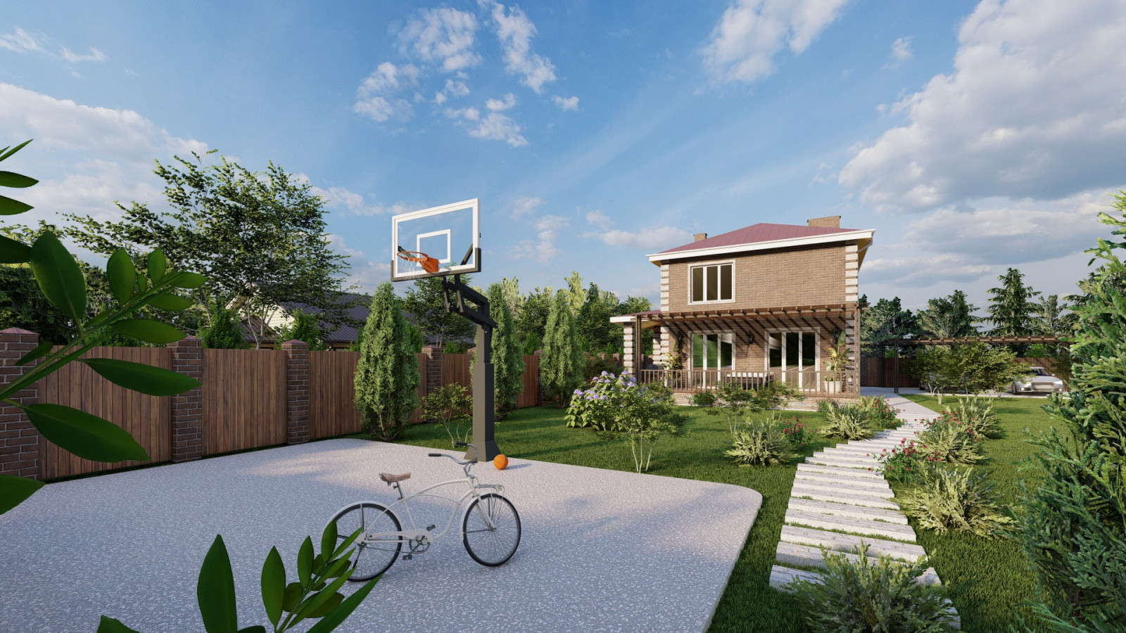 Двухэтажный дом 220 квм