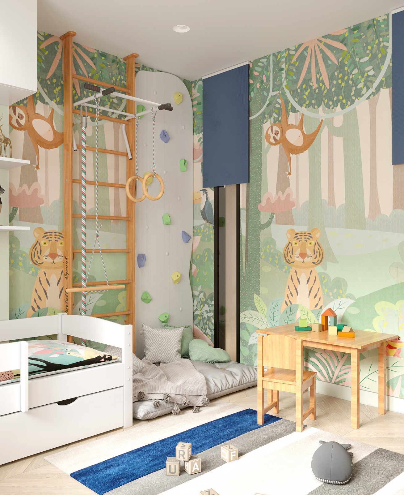 3-х комнатная квартира для семьи с двумя детьми и кабинетом