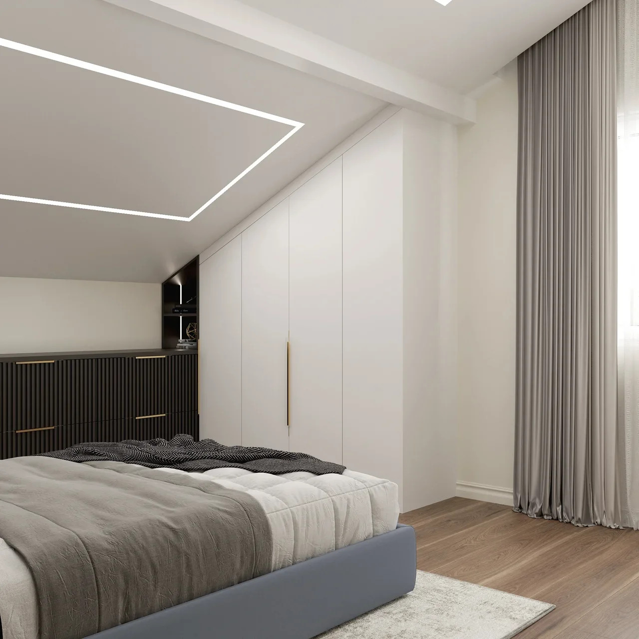 Частный дом, дизайн-проект неоклассика