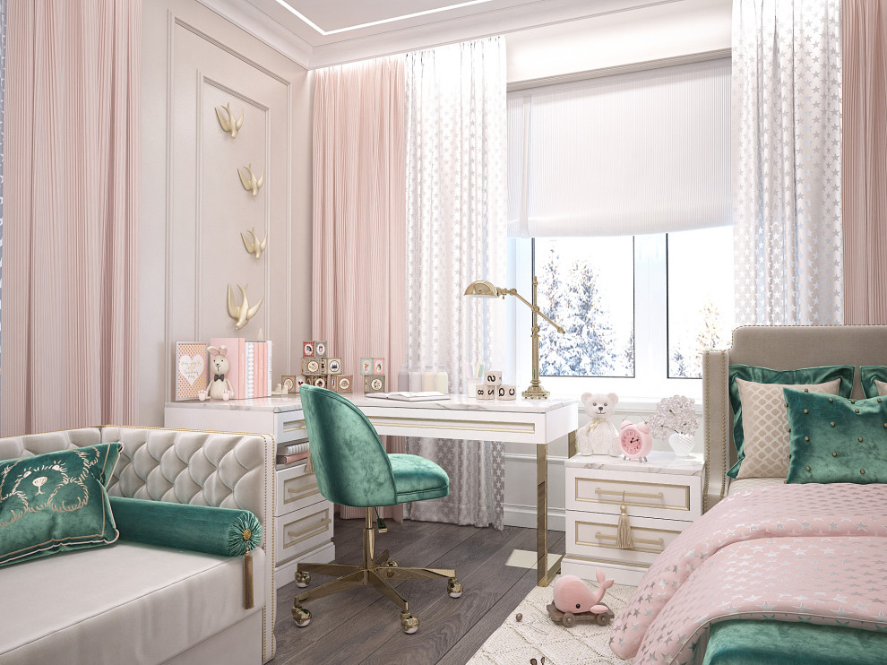 Розовый с изумрудным- неожиданные цветовые решения