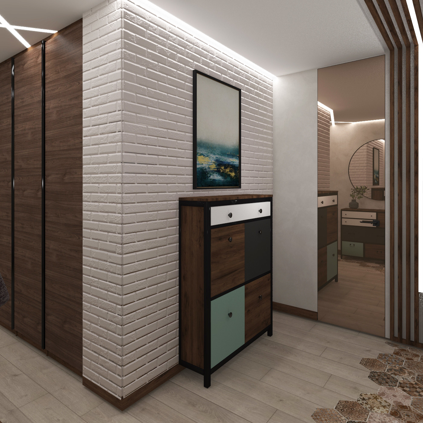 Дизайн квартиры "Эколофт"