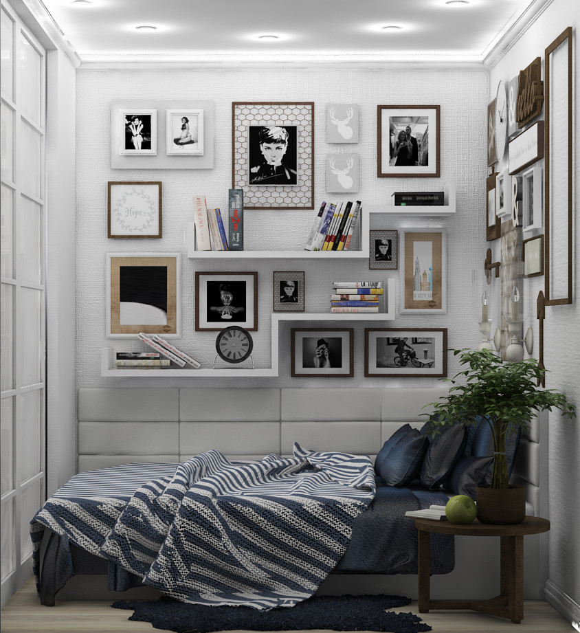 Проект квартиры для молодой семьи 36 м.кв.