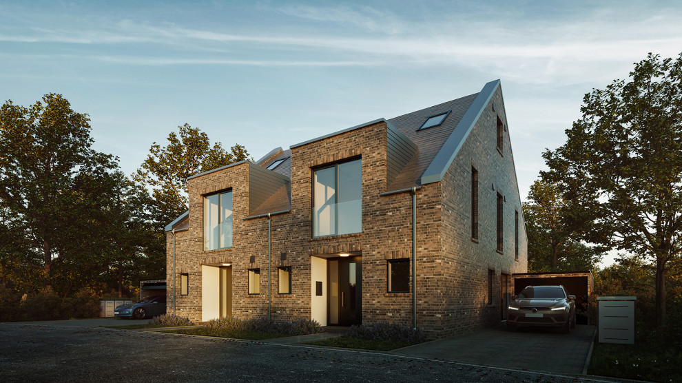 Visualisierung aus Sicht eines Fußgängers