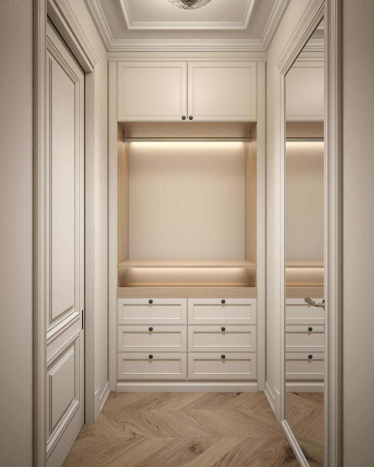 Современная классика, квартира 78м2