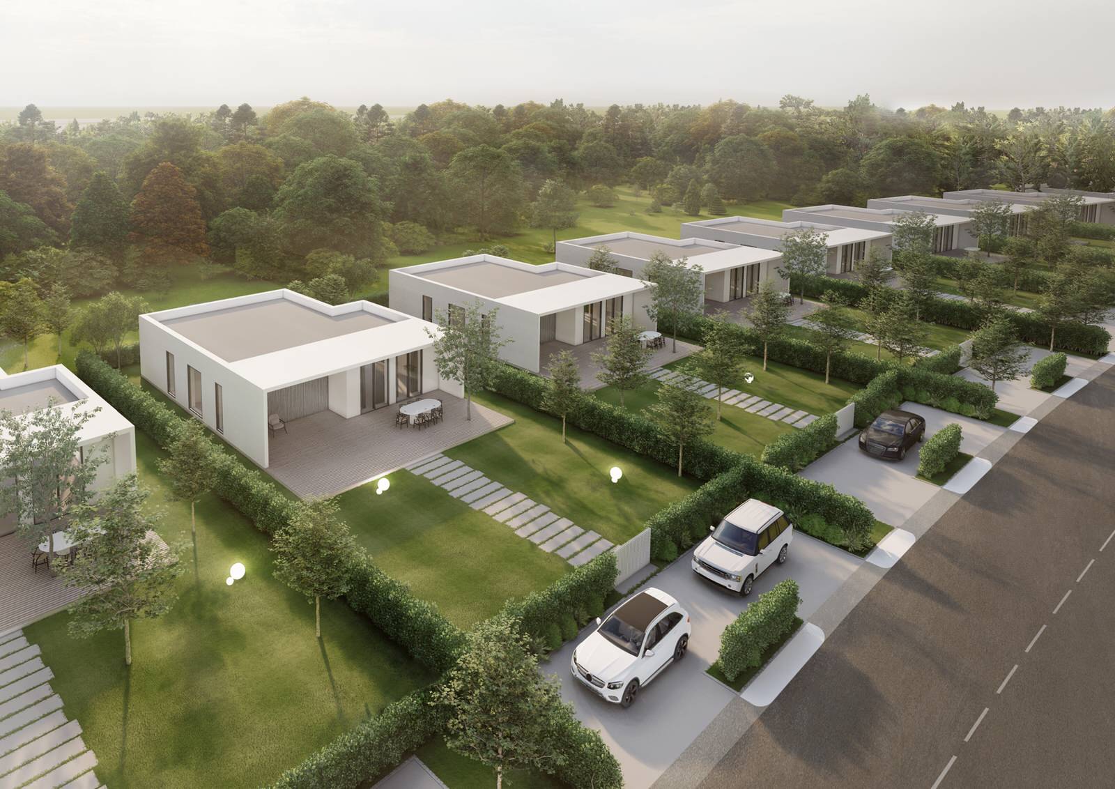 GREEN VILLAGE. Загородный поселок из 37 домов