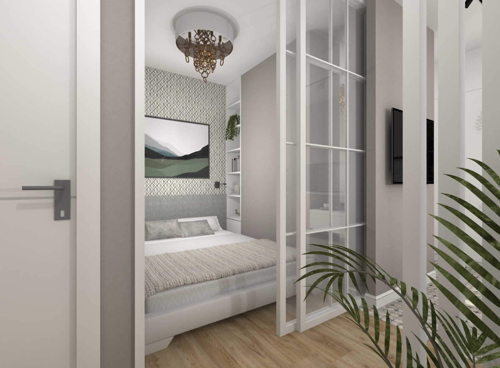 Однокомнатная квартира для троих