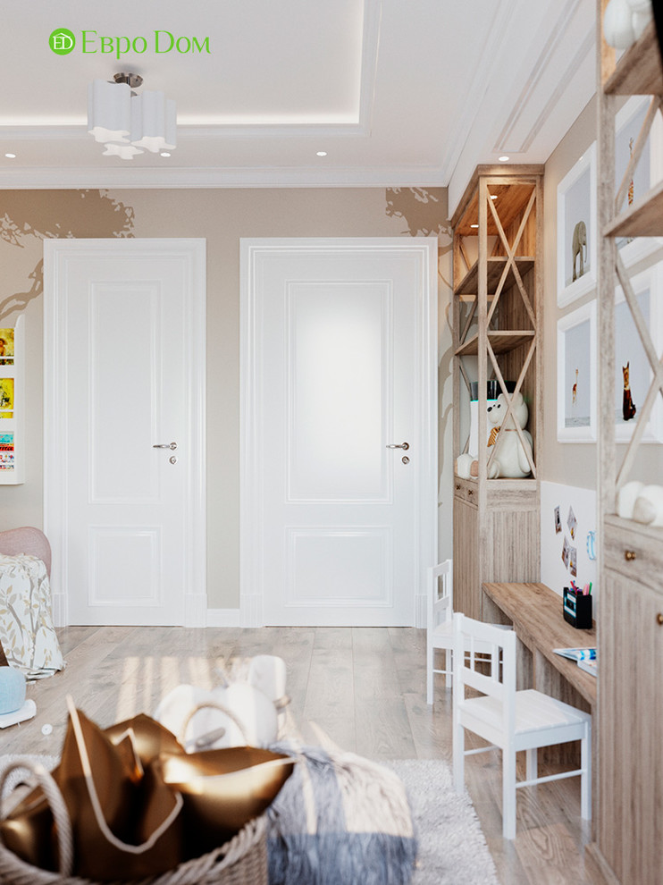 Дизайн трехкомнатной квартиры 83 кв. м в стиле неоклассика. Фото проекта