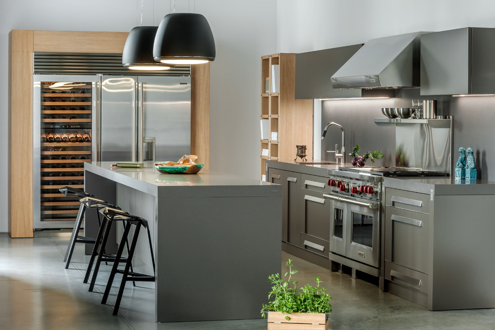 Встраиваемые холодильники в интерьере