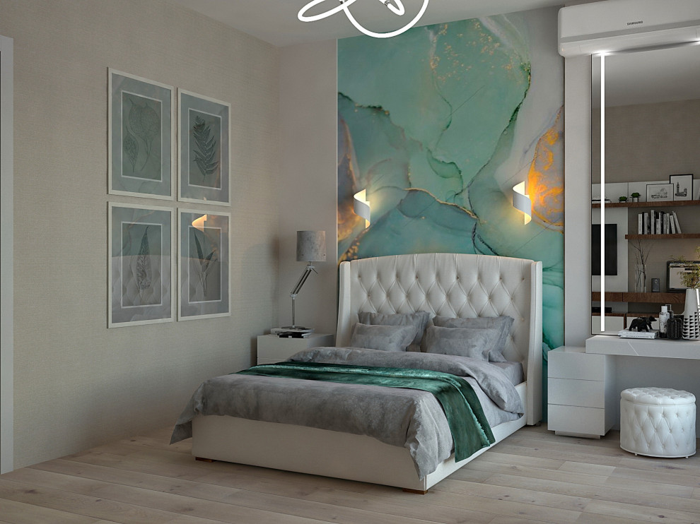 Спальня с рабочей зоной