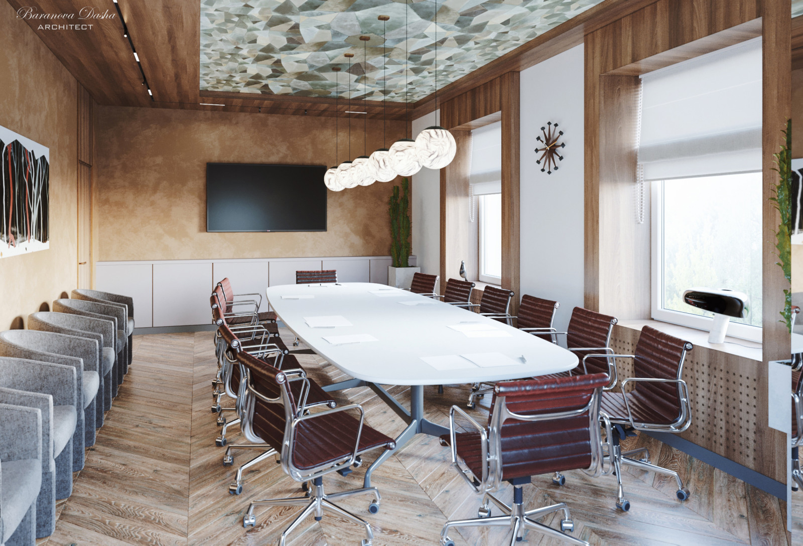 Интерьеры офиса строительной компании