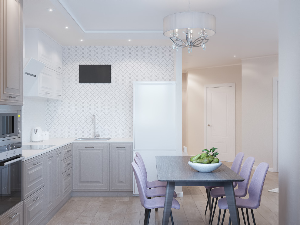 Бюджетный дизайн 3-ком. квартиры