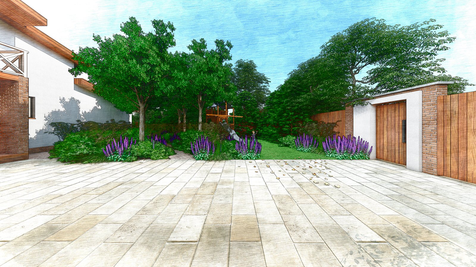 Проект сада "Два полюса"