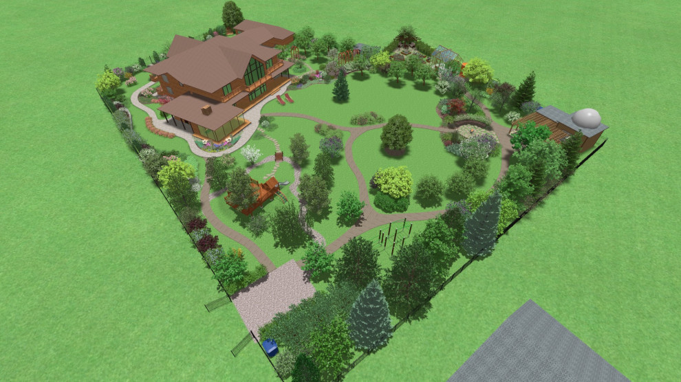 Проектирование участка в к.п. Аквавилла