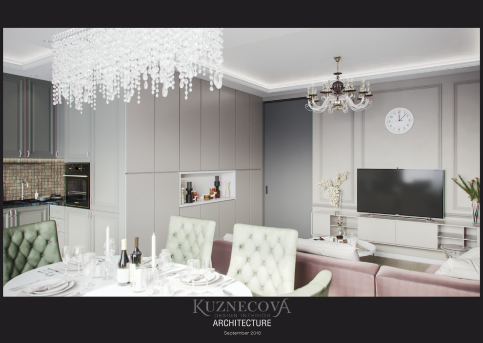 Дизайн проект квартиры 84 кв.м.