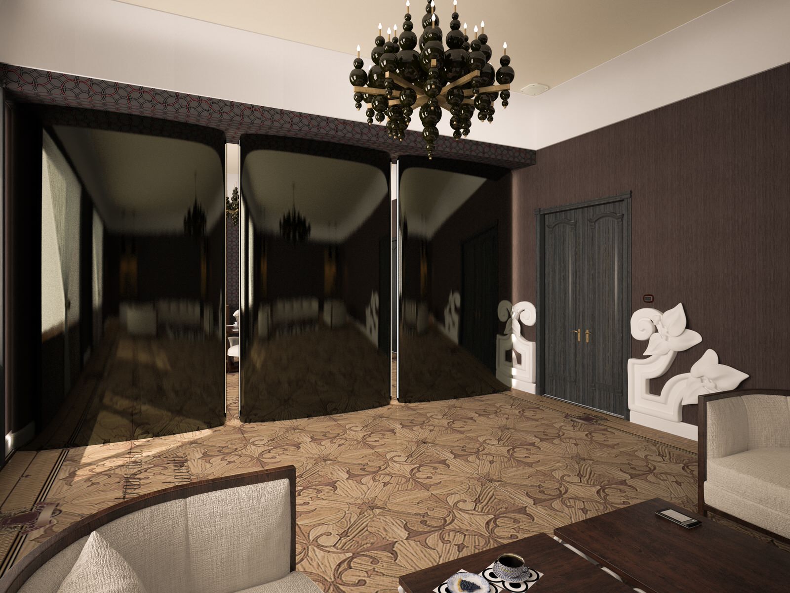 Интерьер столовой в стиле Арт-Дэко