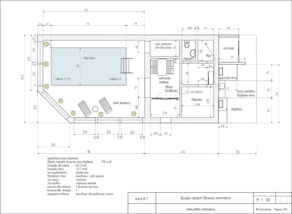 Обложка проекта: Банный комплекс
