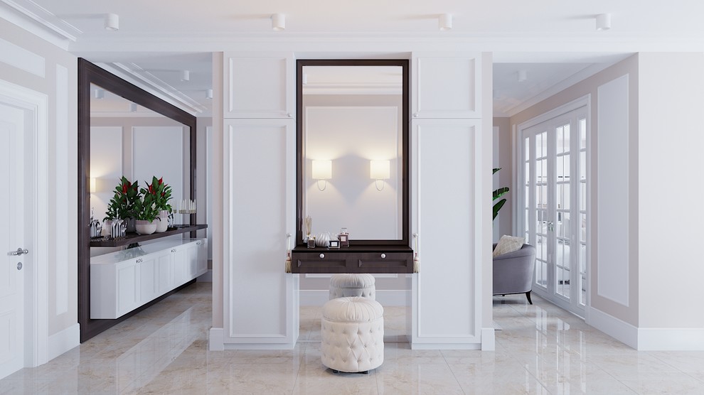 Обложка проекта: Однокомнатная квартира в неоклассическом стиле