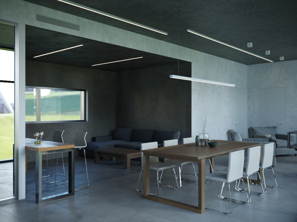 Интерьер отдельного номера "люкс" в гостиничном комплексе