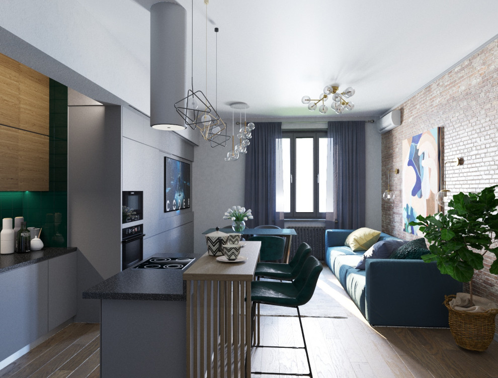 Современная квартира для молодожёнов