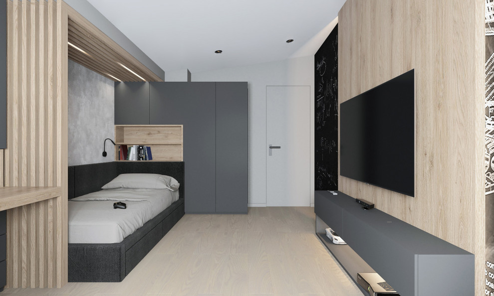 Дизайн двухуровневой квартиры в современном стиле