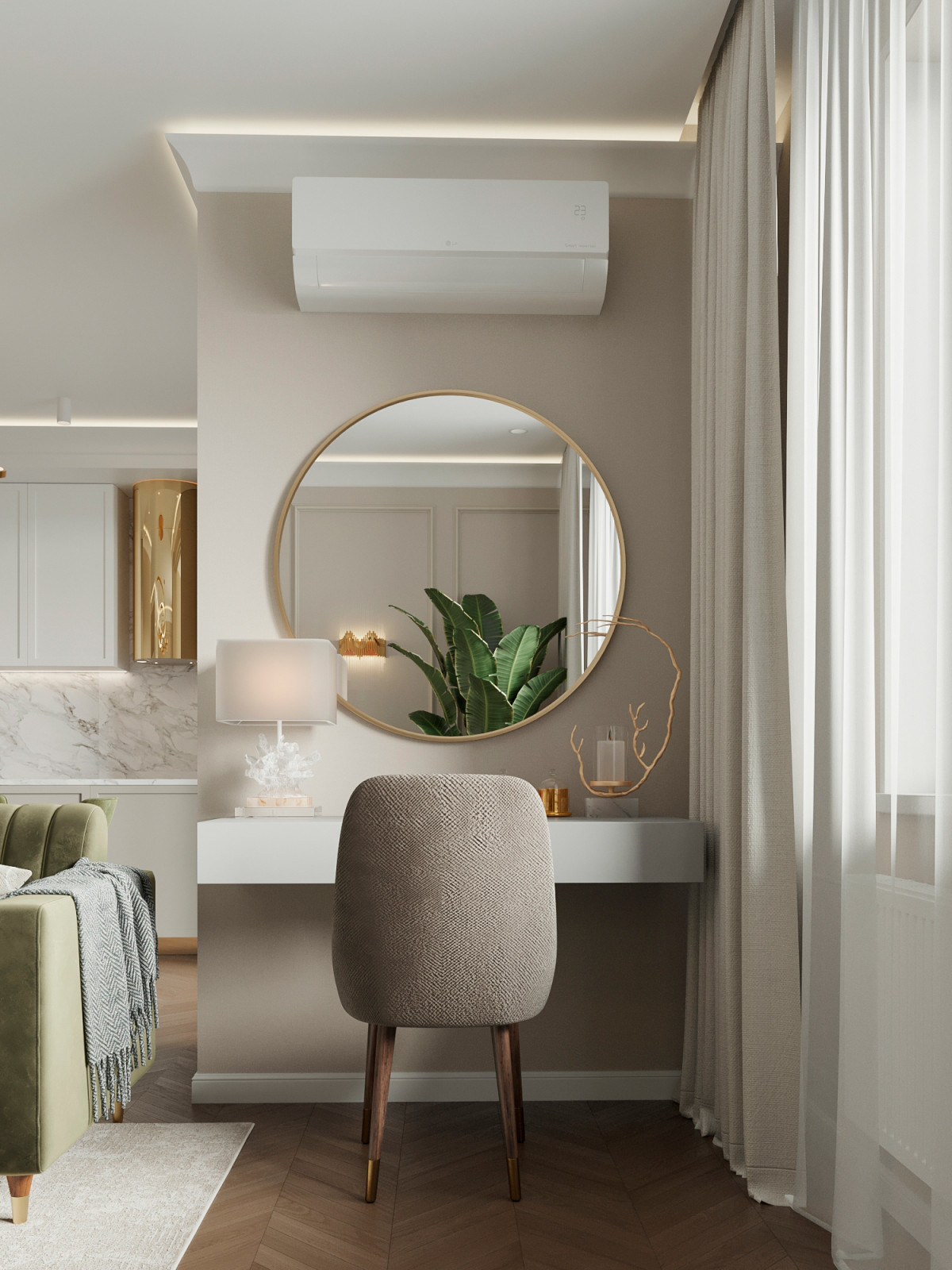 Дизайн проект однокомнатной квартиры в г.Оренбург, жк "Новая высота"