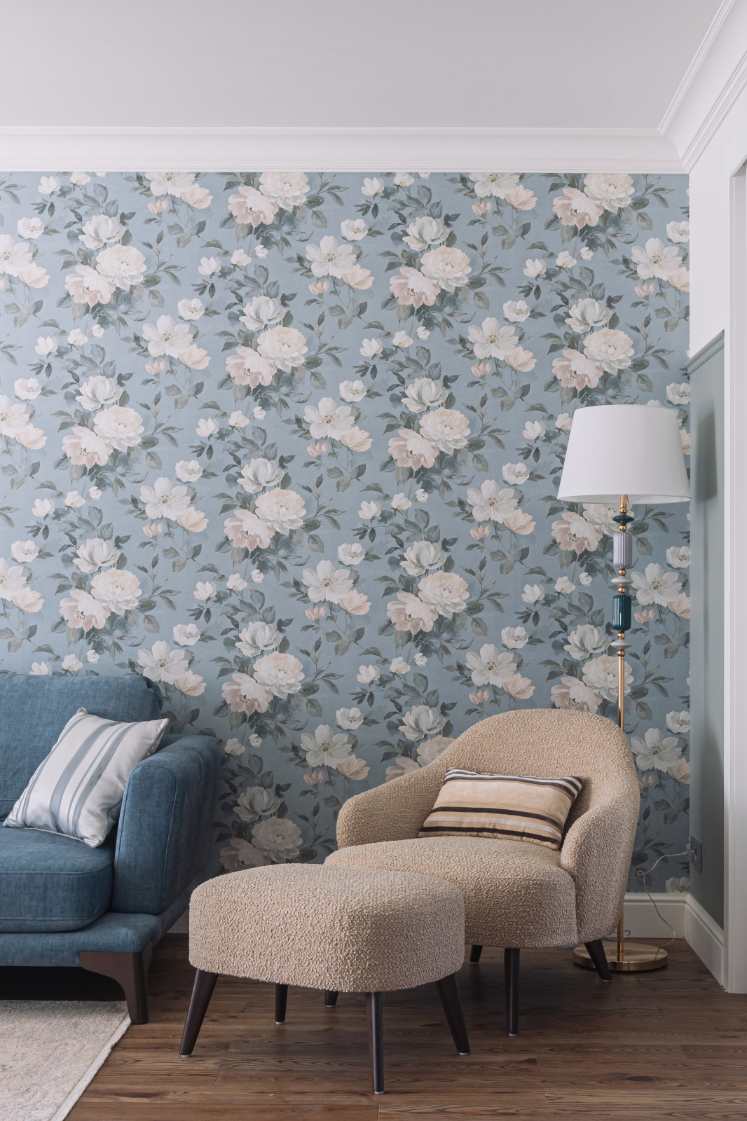 Трехкомнатная квартира в традиционном стиле