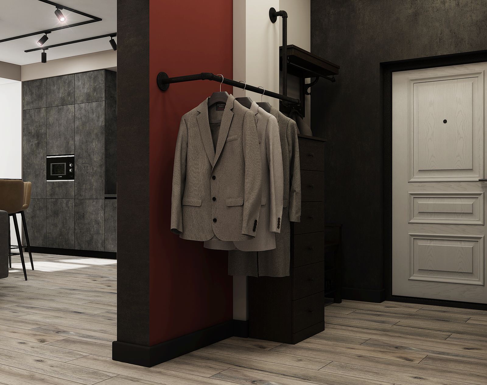 Проект квартиры 93,7 кв.м. г. Пятигорск 2021 год