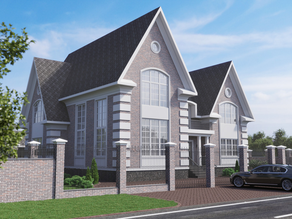 Проект дома со вторым светом 400 кв.м