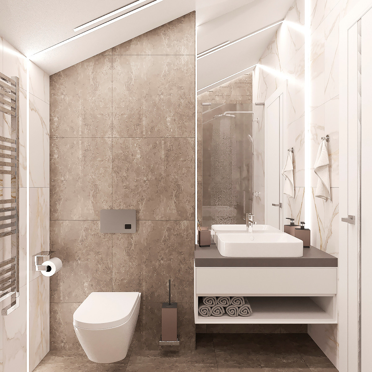 Семейные ценности. Ванная комната.