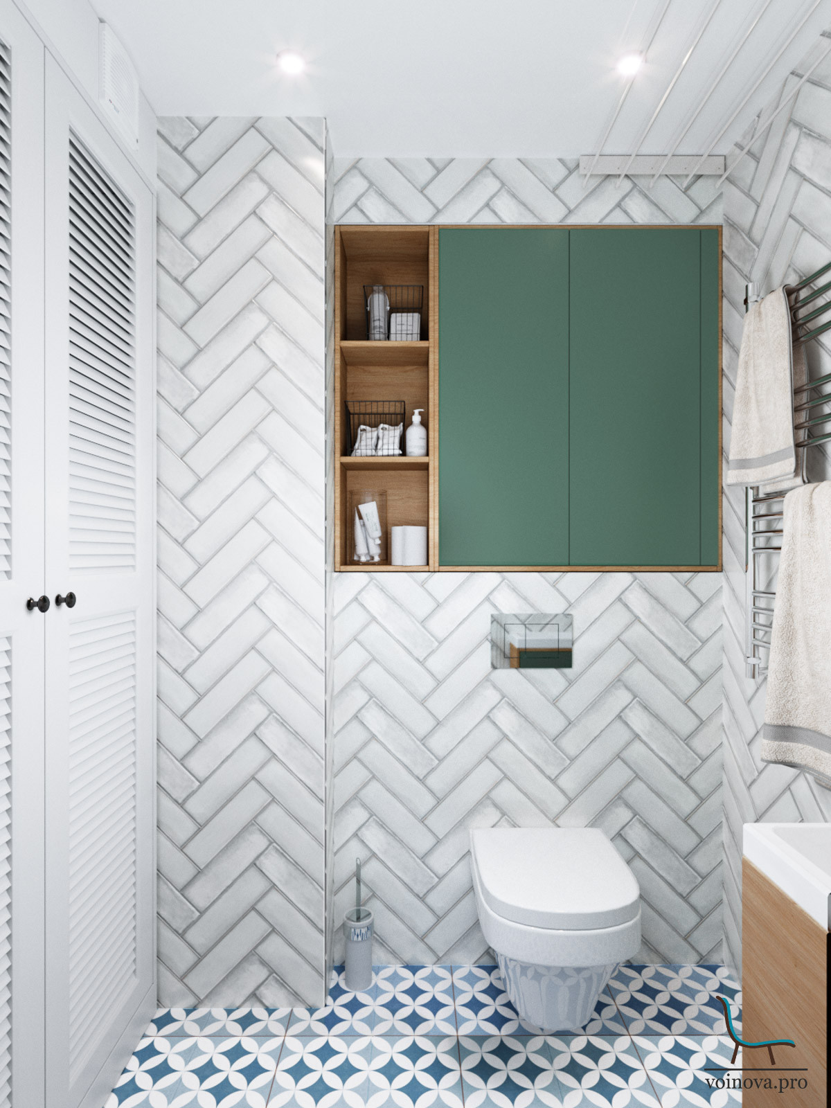 Квартира в "стиле колор-блок"