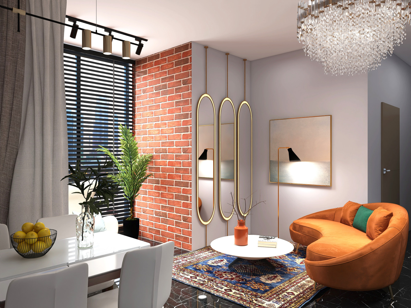 Кухня-гостинная