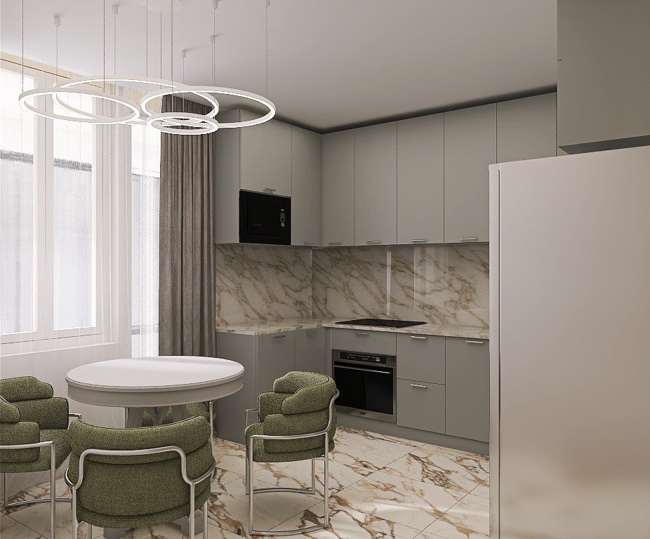 проект: трехкомнатная в ЖК Царицыно