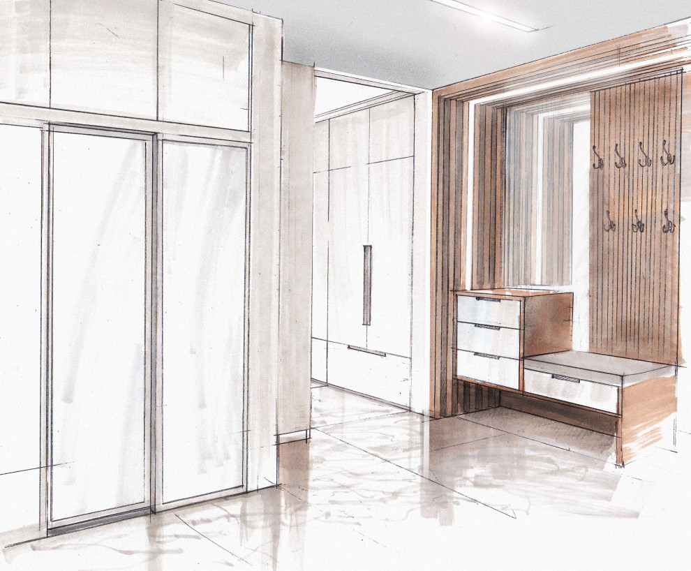 Обложка проекта: Квартира в Москве для семьи из 4-х человек