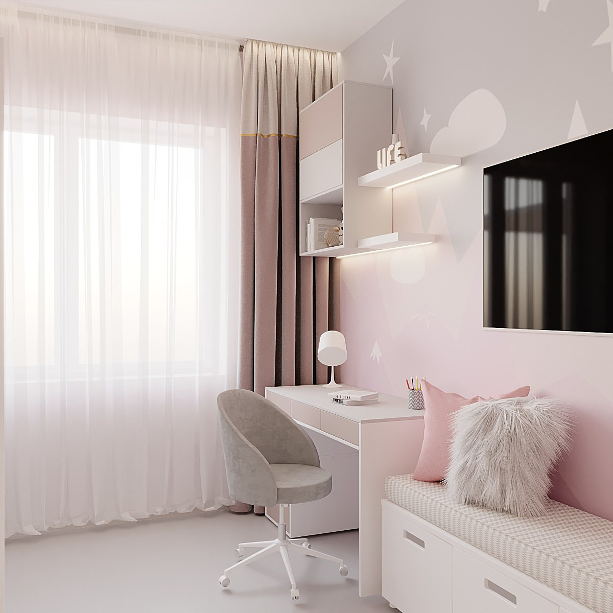 Дизайн-проект квартиры, площадью 65,9 м2 в г.Новосибирск